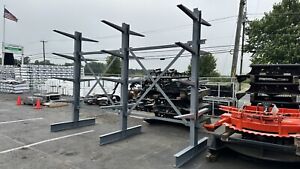 10.5 FT. Double Tree Cantilever Rack , 36" Fixed Arms - (1 SECTION)
