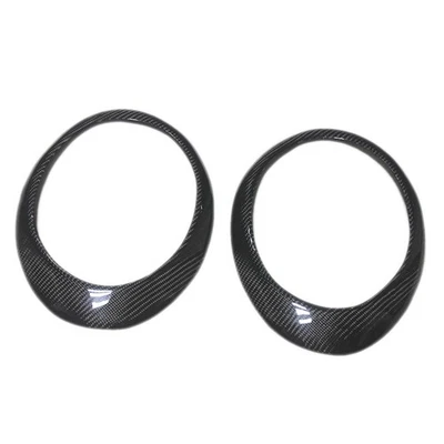 Cubierta de párpado de faros de fibra de carbono para Porsche 997 911 2005-11 Foto 1 de 4