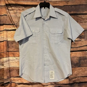 U.S. DSCP Wings Collection Hemd Gr. 16,5 Blau Kurzarm Uniform Militär - Bild 1 von 7