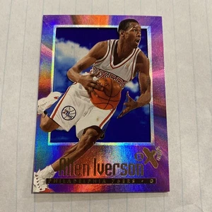 1996-97 Skybox E-X2000 Allen Iverson #53 Rookie RC HOF - Picture 1 of 4