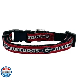 NCAA CAT Collar Georgia Bulldogs Satin Cat Collar College Sports Team Collar  - Picture 1 of 3