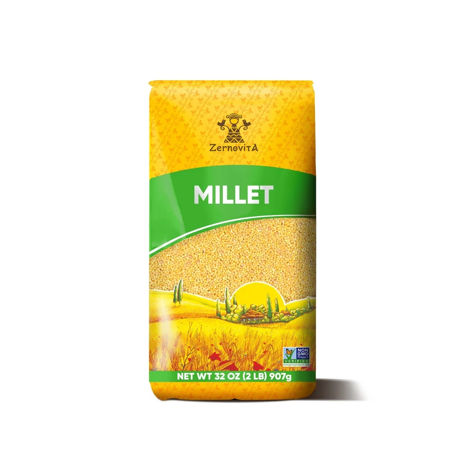 Millet, Zernovita, paquete de 2 (2 lb cada uno) Foto 1 de 1