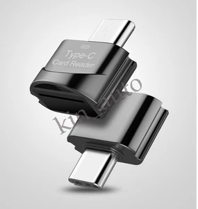 1x Type C To Micro SD TF Card Reader OTG USB Adapter Converter For Samsung Phone - Picture 1 of 12