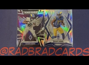 NFL Football Los Angeles Rams 25 Panini Phoenix Davante Adams 2 Card Lot MINT - Picture 1 of 1