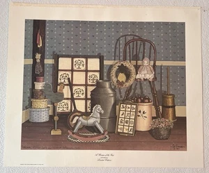 Art Signed Pat Pearson 1984 Print "A Glimpse of the Past" #717/1150 ~ COA - Picture 1 of 14