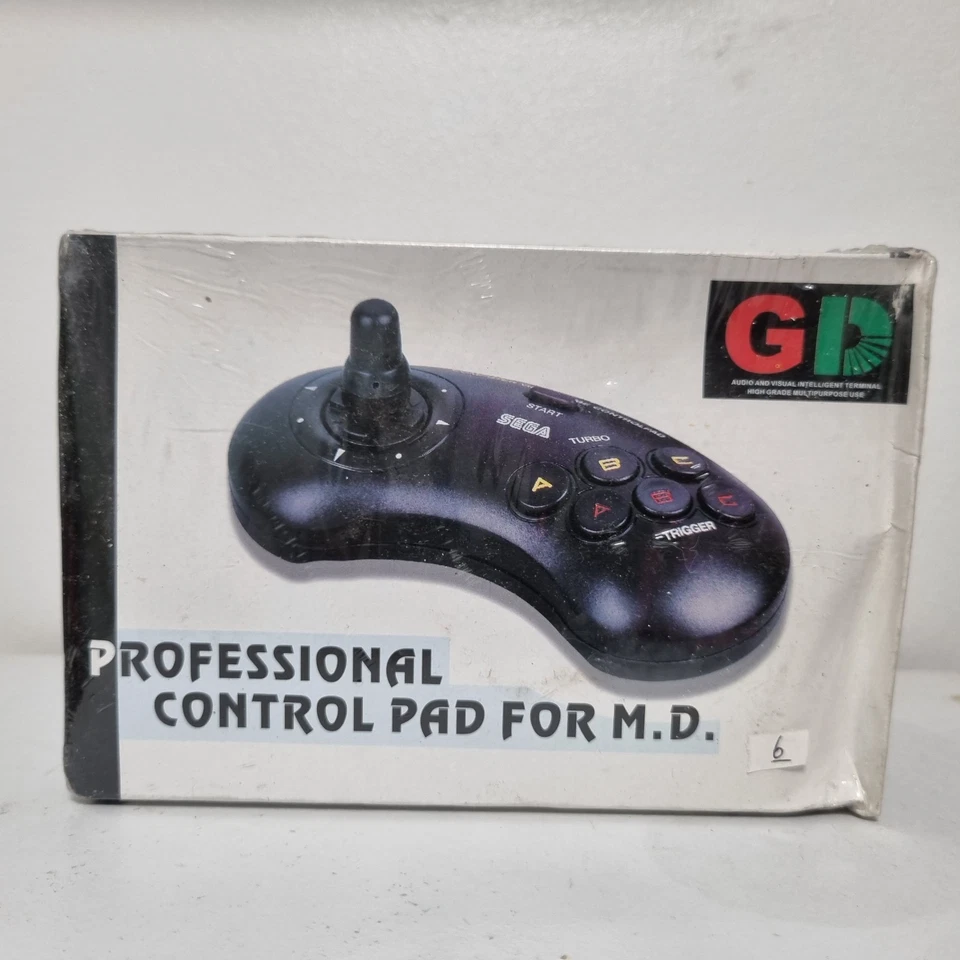 Sega Megadrive Controller 6 Six Button - Professional Pad For M.D. - 6- Rare-NEW - Image 1 of 4