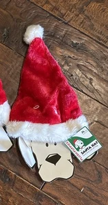 Sombrero de Papá Noel Navidad Cachorros de Peluche Talla M Nuevo con Etiquetas - Imagen 1 de 5