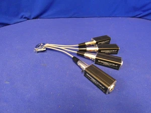 Sescom AESEBU1 100 ohm-75 ohm AES-EBU Inline Transformer QTY 4 w/15-Pin Cable - Picture 1 of 14