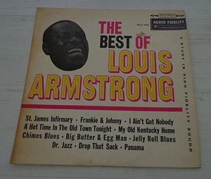 Luis Armstrong israel Original LP the best of Israeli Pressing - Picture 1 of 3
