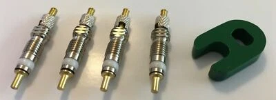 4 RaceReady...Presta 阀核 + 1 Presta 阀芯卸妆器..自行车...MTB — 第 1/4 张图片