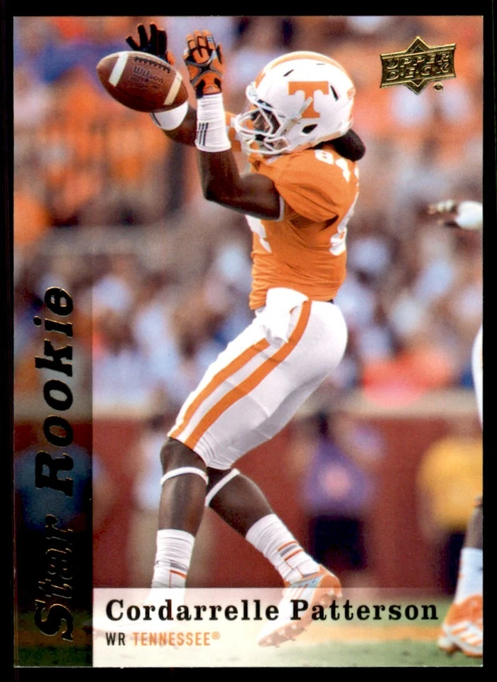 2013 Upper Deck Cordarrelle Patterson Rookie Tennessee Volunteers #206 - Image 1 of 2