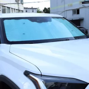 Front Windshield Sunshade UV Protection Sunshade Sun Visor For Toyota Tundra - Foto 1 di 8