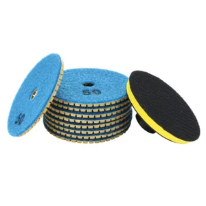10pcs Diamond Polishing Pads Wet Dry 4 Inch Set Kit For Concrete Marble Tile - Picture 1 of 7
