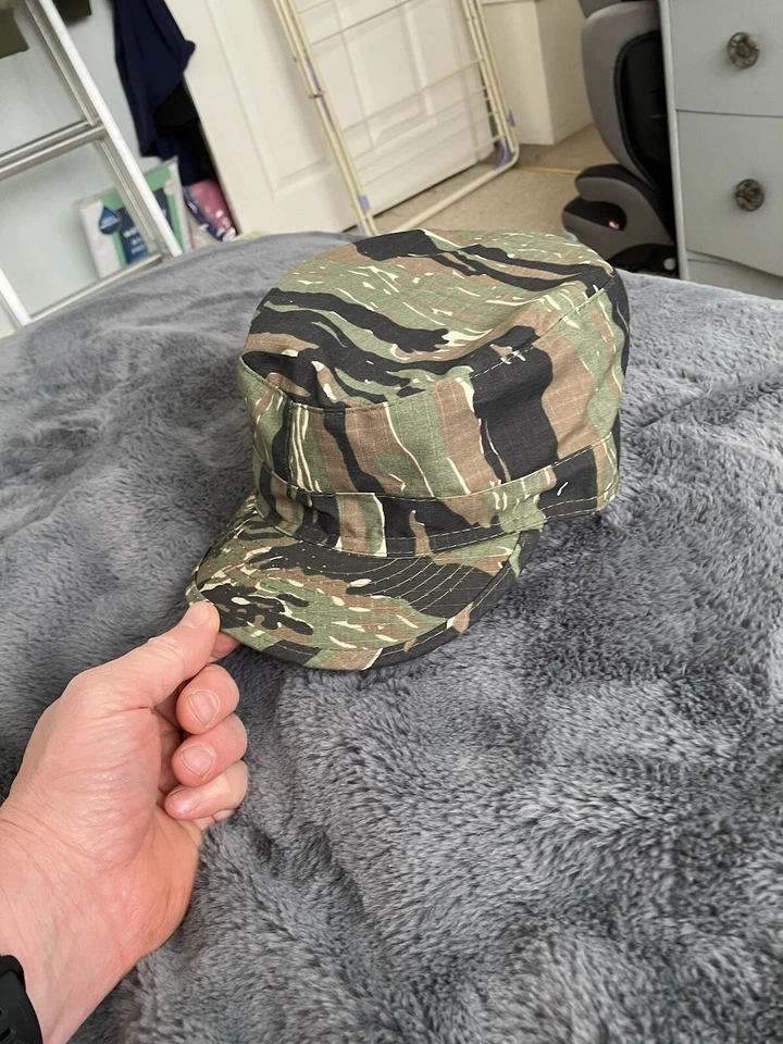 U.S. Air Force USAF Tiger stripe Camouflage ABU Patrol cap Hat -Various Sizes - Image 1 of 1