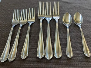 Gorham GALLERIA Cubiertos de Acero Inoxidable Brillante 18/8 8 Piezas - Imagen 1 de 13