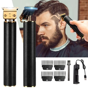 Profi Haarschneidemaschine Haarschneider Bart Trimmer Rasierer Hair Clipper USB - Bild 1 von 7
