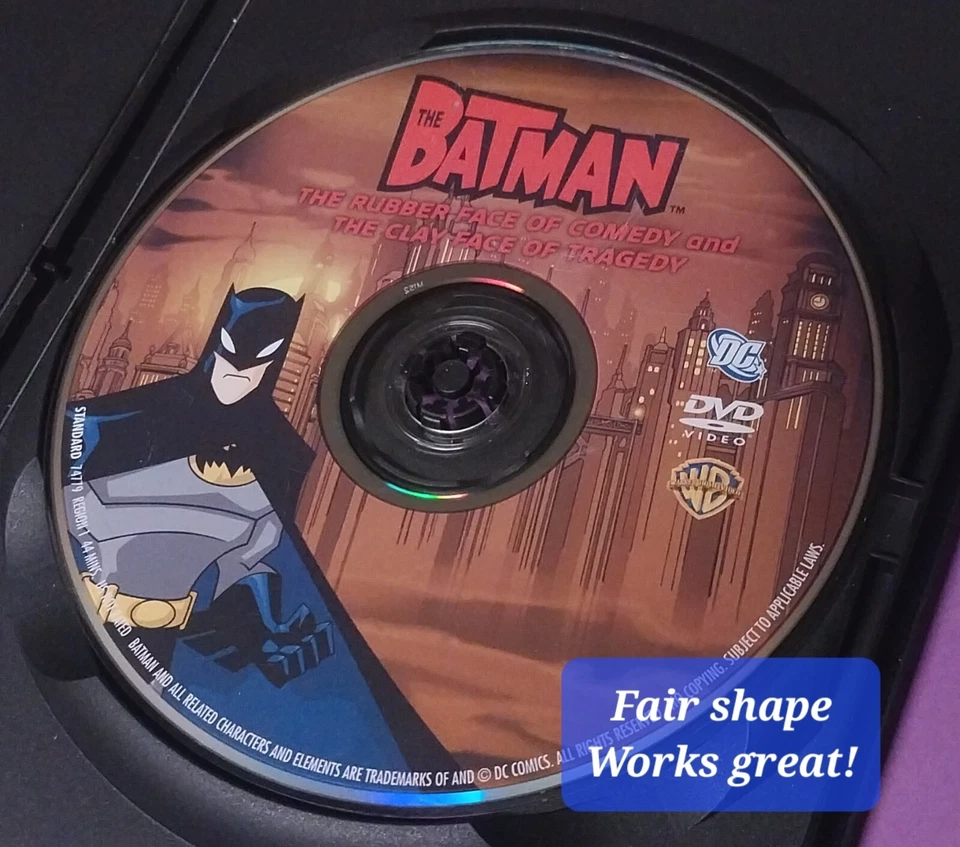 The Batman DVD 2 Episodes The Rubber Face of Comedy & the Clay Face of Tragedy - Image 1 of 1