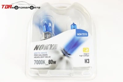 Bombillas halógenas NOKYA H3 blanco ártico 7000K S2 80W Foto 1 de 4
