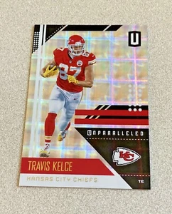 2018 Panini Unparalleled Superplaid #95 Travis Kelce Chiefs /150 - Picture 1 of 2