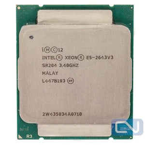 Intel Xeon E5-2643 v3 3.4 GHz 20MB SR204 LGA 2011-3 B Grade CPU Processor - Picture 1 of 2