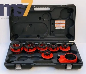 RIDGID MANUAL RATCHET PIPE THREADER SET 1/2" TO 2" WITH ACCESSORIES AS SHOWN #2 - Picture 1 of 9