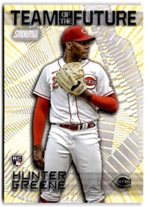 2022 Topps Stadium Club Team of the Future #TOF-20 HUNTER GREENE  RC Reds