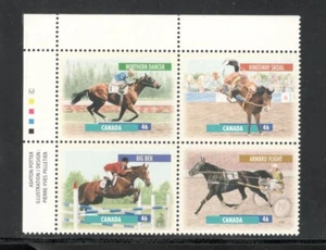 CANADA - HORSES - BLOCK OF 4 - #1794A - MNH - YR 1999 - Picture 1 of 1