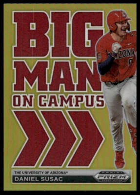 2022 Panini Prizm DP #BMC-DS Daniel Susac Big Man on Campus Gold /10 - Image 1 of 2