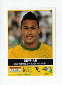 Panini Neymar Jr Copa America 2011 sticker # 133 -- SHARP!