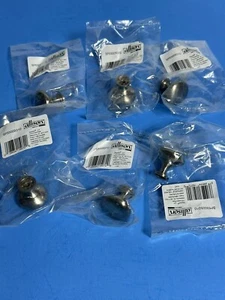 6 pc.  Allison (Amerock) BP53005G10 Satin Nickel Knob 1-1/4" Diameter  Round - Picture 1 of 14