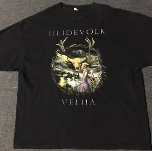 Heidevolk Velua Promo Shirt 3XL Folk Heavy Viking Metal Rock Mythology Grunge - Picture 1 of 6