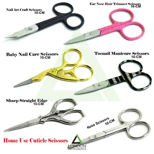 Professional Small Super Sharp Mustache Ear Nose Scissors Baby Nail Trimming  - Picture 1 of 8