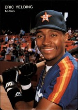 1991 Astros Mother's Baseball Card #7 Eric Yelding