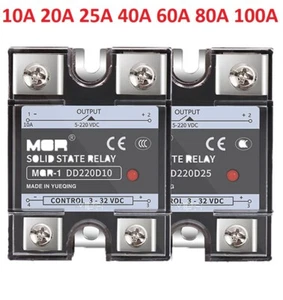 10A 20A 25A 40A 60A 80A 100A MGR Single Phase Solid State Relays DC-DC DD220D - Picture 1 of 14