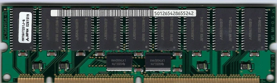 Módulo de memoria ECC con búfer SUN 501-2654-28 (Mitsubishi MH16V72DTJ-6) 128 MB Foto 1 de 1