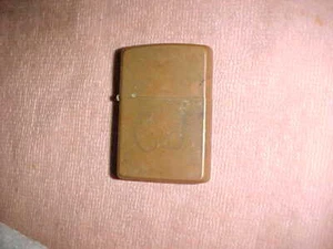 rare SOLID COPPER 03 ZIPPO MATCHING INSERT - estate - Picture 1 of 6