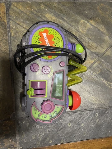 VIntage 1995 Nickolodeon Time Blaster Rise & Slime Alarm Clock Radio (See Desc.) Cover