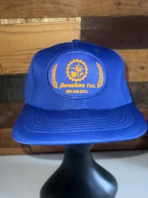 De colección NUEVO Parche Florachem International Company Sombrero Azul Gorra Marca Cardinal Foto 1 de 4