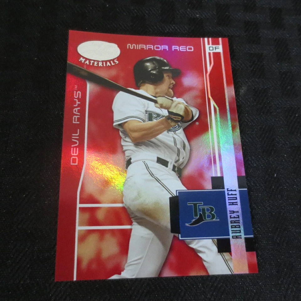 2003 Leaf Certified Mirror Red #181 Aubrey Huff Rays /100 - Image 1 of 1