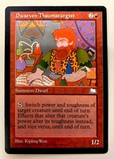 MTG - DWARVEN THAUMATURGIST X1 (NM) WEATHERLIGHT - RARE - Magic The Gathering!