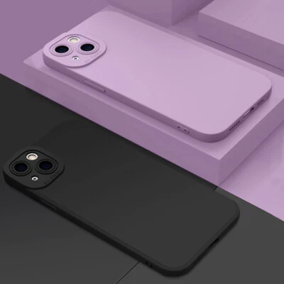 Coque Étui Pour iPhone 16 15 14 13 12 Pro Max 11 8 Doux Antichoc Silicone Housse