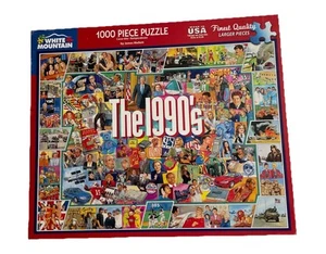 White Mountain 1000 Piece Puzzle | The 1990’s | NIB - Picture 1 of 3