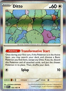Ditto 132/165 SV: Scarlet & Violet 151 Rare - NM - Picture 1 of 2