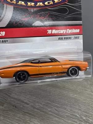 Hot Wheels Larrys Garage 70 Mercury Cyclone naranja sellado Foto 1 de 4