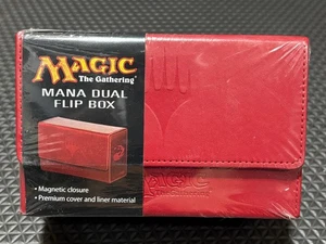 Sealed MTG Planeswalker Mana Flip Dual Deck Box Red Magnetic Ultra Pro Magic New - Picture 1 of 5