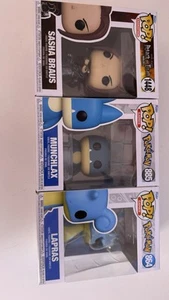 3 Pack Deal-Munchlax #885, Lapras #864, Sasha Braus #1448-Pokemon & AOT - Picture 1 of 5