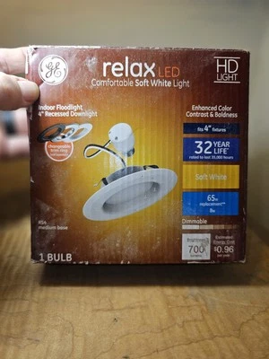 GE Indoor Floodlight 4" Recessed Downlight Dimmable 1 Bulb - Image 1 of 4