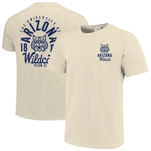 Men's Cream Arizona Wildcats Comfort Colors Mascot Overlay T-Shirt - Picture 1 of 3