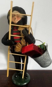 Byers Choice Carolers Schornsteinfeger Junge Leiter Eimer 1991 signiert - Bild 1 von 6
