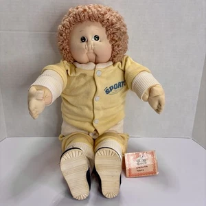 VTG 1984 Cabbage Patch Kids Soft Sculpture The Little People Doll Xavier Roberts - Picture 1 of 24